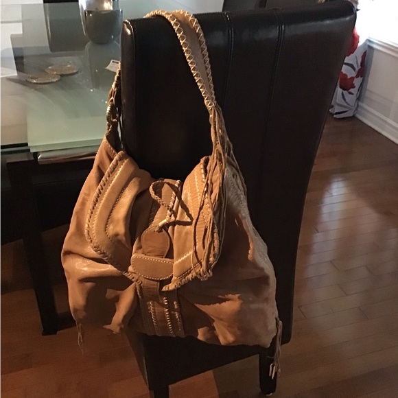 Zara genuine leather bag. Tan - Picture 4 of 4